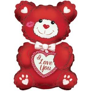I Love You Red Teddy Bear #527