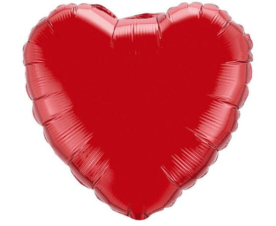 Foil balloon red heart XXL,80 cm #556