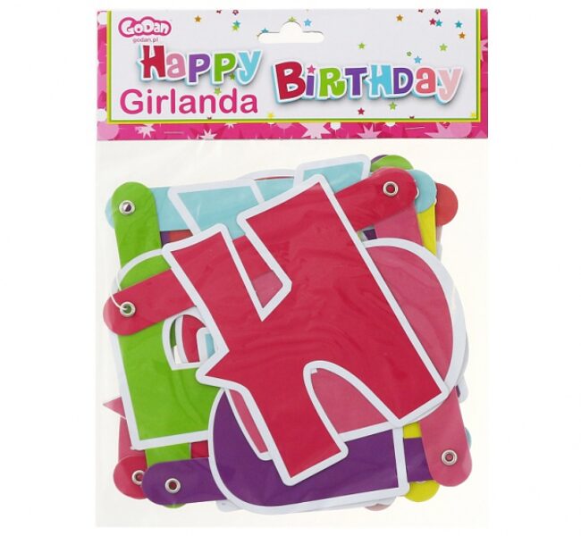 Happy Birthday garland, 1.8 m #061