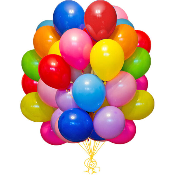 Balloon with helium 10.5" (27cm) Pastel
